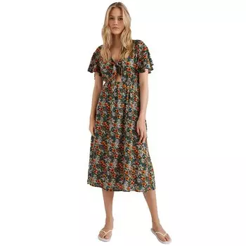 Платье Oneill Indian Summer Short Sleeve Long, зеленый