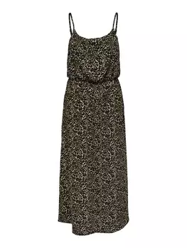 Платье Only, бежевый/черный