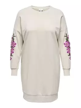 Платье Only Carmakoma, бежевый