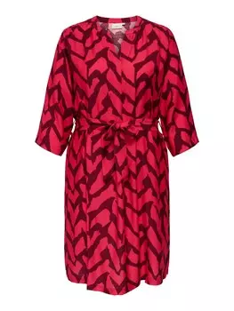 Платье ONLY Carmakoma CARBeriet, цвет Cranberry/Dark red