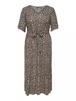 Платье ONLY Carmakoma CARCikka, бежевый