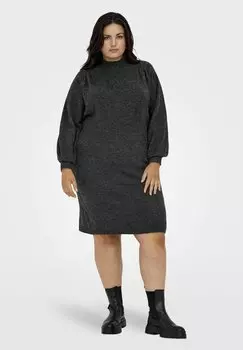 Платье ONLY Carmakoma, цвет dark grey melange