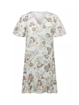 Платье ONLY Carmakoma, цвет Smoke blue/Pastel blue