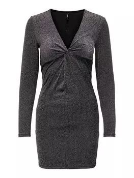 Платье ONLY, черное серебро