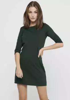 Платье ONLY из джерси "ONLBRILLIANT 3/4 DRESS", цвет Pine Grove