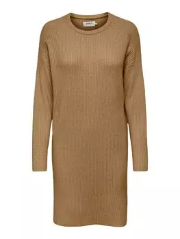 Платье ONLY Knitted dress ONLFIA KATIA, светло-коричневый