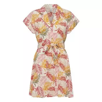 Платье Only Laure Fr Short Sleeve Short, оранжевый