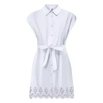 Платье Only Lou Life Emb Short, белый