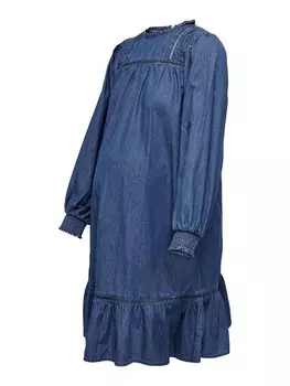 Платье Only Maternity ALAIA, синий джинсовый