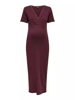 Платье Only Maternity MIPASS, бордовый