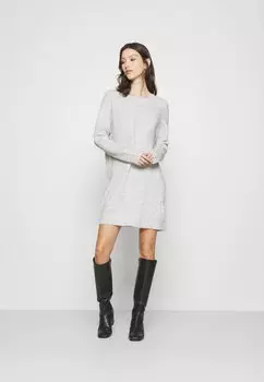 Платье ONLY ONLCAROL KNT NOOS, цвет light grey melange