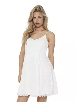 Платье ONLY ONLHELENA LACE, белый