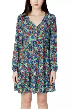 Платье ONLY с цветочным принтом, зеленый