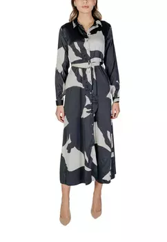 Платье ONLY с принтом, черный