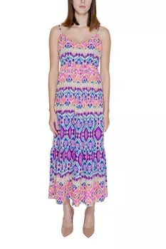 Платье ONLY с узором, розовый