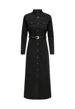 Платье ONLY с высоким воротником, черный