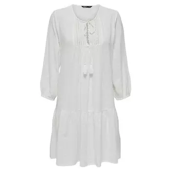 Платье Only Vinnie Life 3/4 Sleeve, белый
