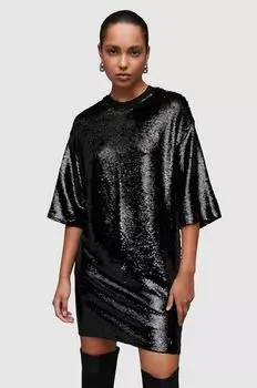 Платье Opal AllSaints, черный