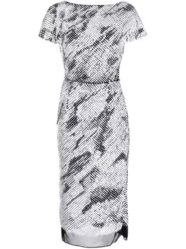 Платье Operative с пайетками Maticevski, белый