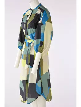 Платье Oui, цвет Grn/Blau/Beige