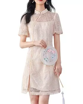 Платье OUNIXUE, оранжевый