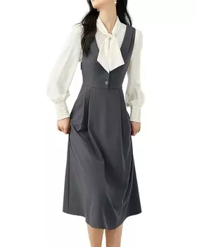 Платье OUNIXUE, серый