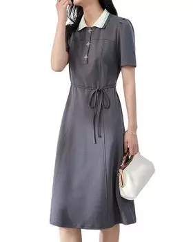 Платье OUNIXUE, серый