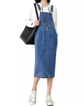 Платье OUNIXUE, синий