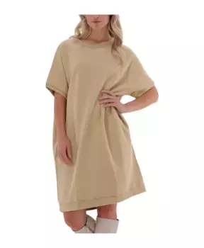 Платье оверсайз 10Days, бежевый