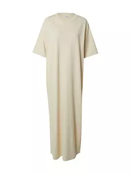 Платье оверсайз EDITED Myha, бежевый