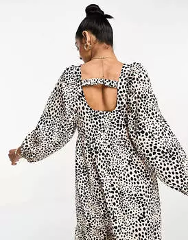 Платье оверсайз с леопардовым принтом Nothing's Child Ayla