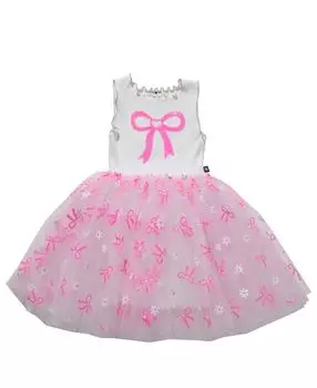 Платье-пачка с бантом для девочек — для малышей, маленьких детей, больших детей Petite Hailey, розовый