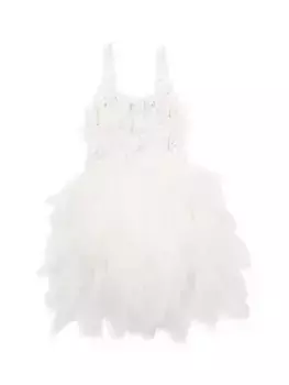 Платье-пачка «Снежный ангел» для маленьких девочек и девочек Tutu Du Monde, цвет milk