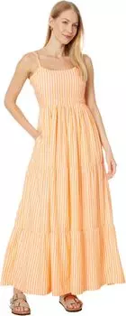 Платье PACT Sunset Light Gauze Cami Dress, цвет Citrus Stripe
