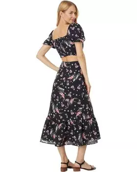 Платье Paige Linh Dress, черный мульти