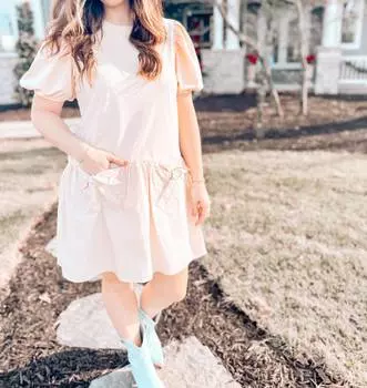 Платье Пайпер в кремовом цвете English Factory