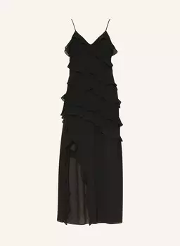 Платье палаццо с воланами Neo Noir, черный