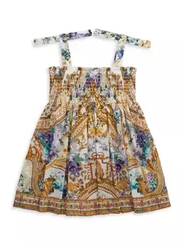 Платье-палаццо со сборками для маленьких девочек Camilla, цвет palazzo play date