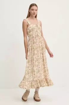 Платье Paradise Winds Roxy, зеленый