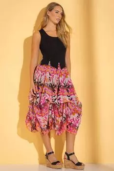 Платье-парашют без рукавов Klass., розовый