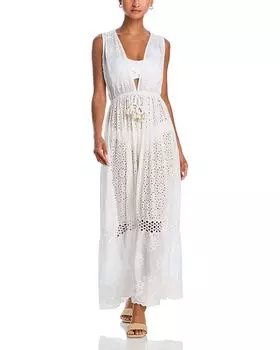 Платье-парео макси Paxton Ramy Brook, белый