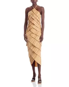 Платье Патриция Cult Gaia, коричневый/бежевый