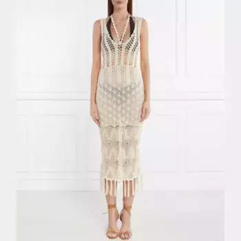 Платье Patrizia Pepe, бежевый