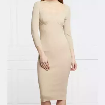 Платье Patrizia Pepe, бежевый