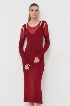 Платье Patrizia Pepe, гранат