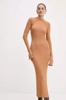 Платье Patrizia Pepe, коричневый