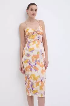 Платье Patrizia Pepe, оранжевый