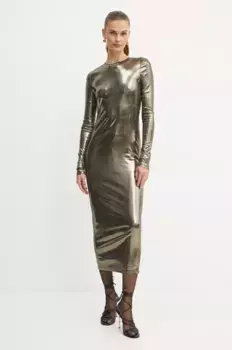 Платье Patrizia Pepe, золотой