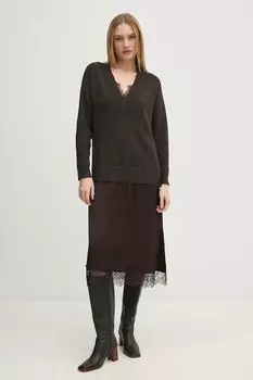 Платье Pedro Del Hierro, коричневый