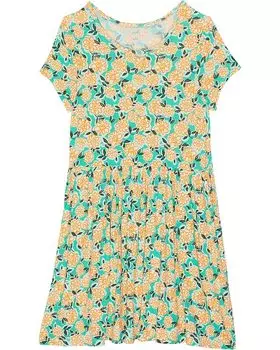 Платье PEEK Abstract Floral Print Knit Dress, цвет Print